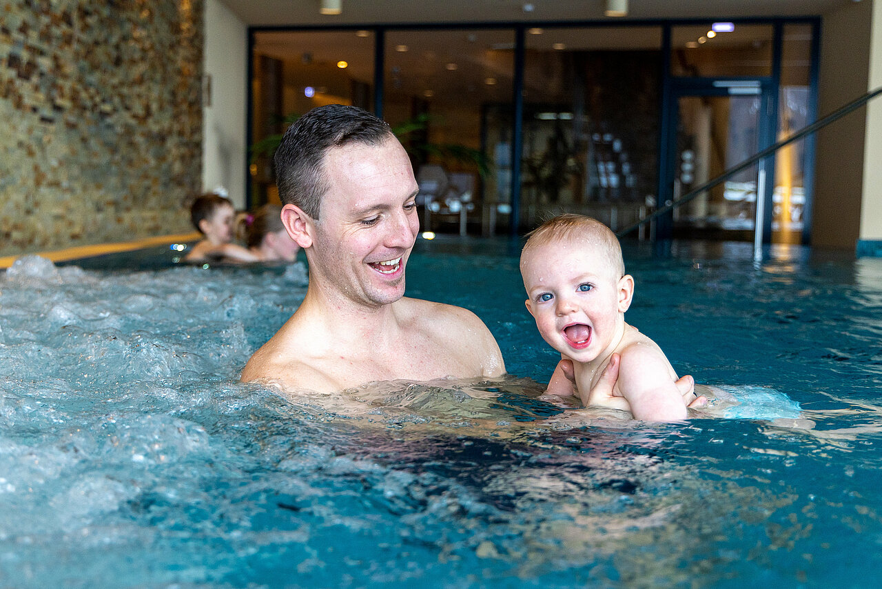 Urlaub mit Baby im Elldus Resort Badespaß für Groß & Klein im Elldus Spa!