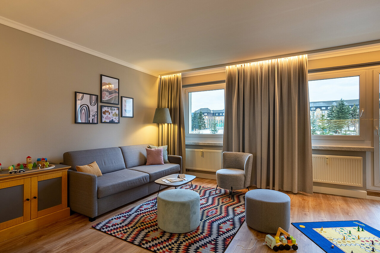 Wohnbeispiel Apartment Fips Urlaub mit Baby im Familienapartment